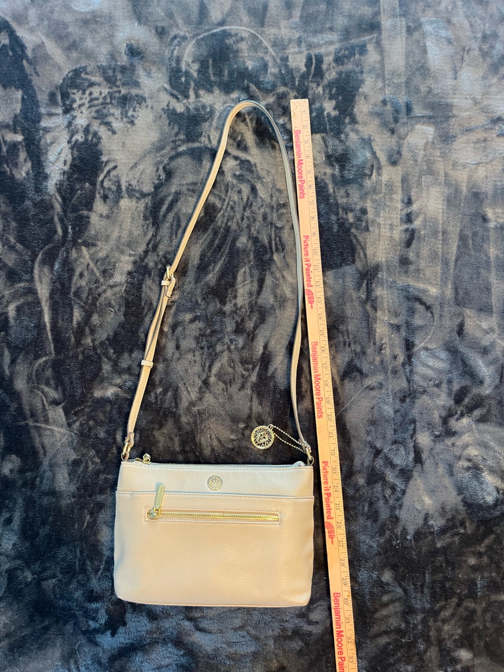 EUC Anne Klein Cream/Tan Crossbody Bag - Picture 3 of 8